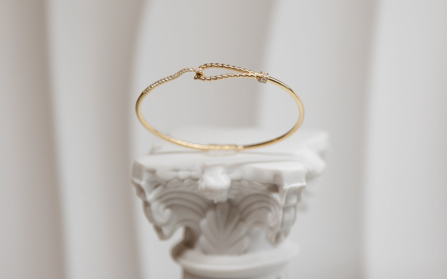 Mariner's Knot Bangle - Bangle Gold