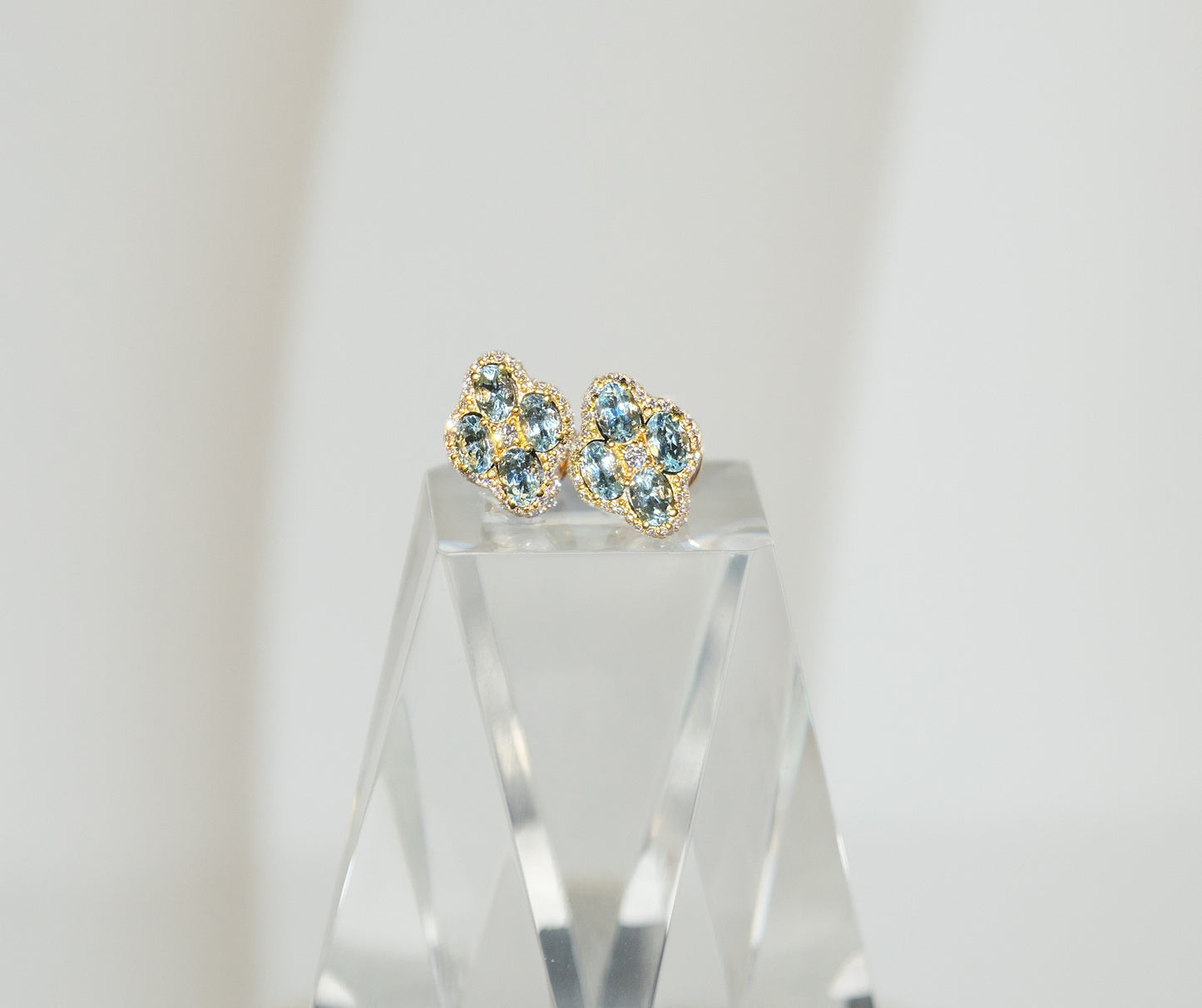 Earrings Studs - Pink Earrings Sapphire