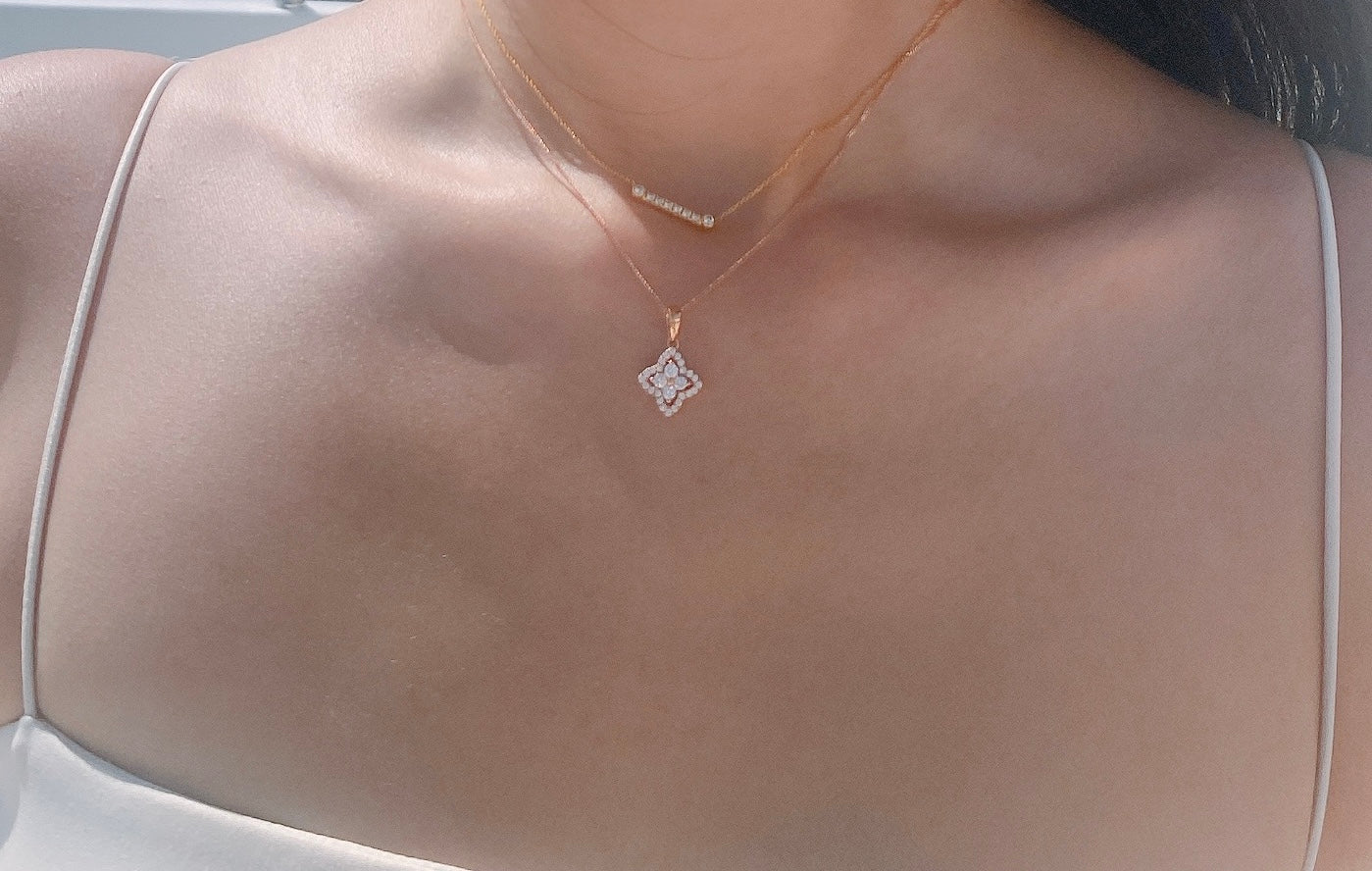 Wallflower Pendant Necklace