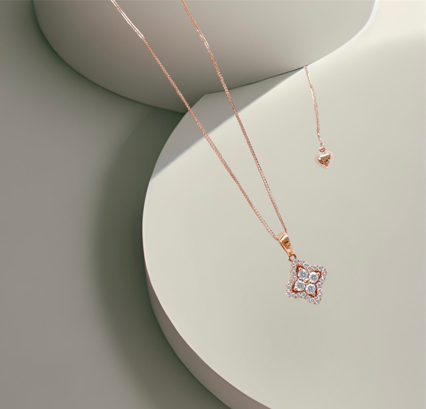 Wallflower Pendant Necklace