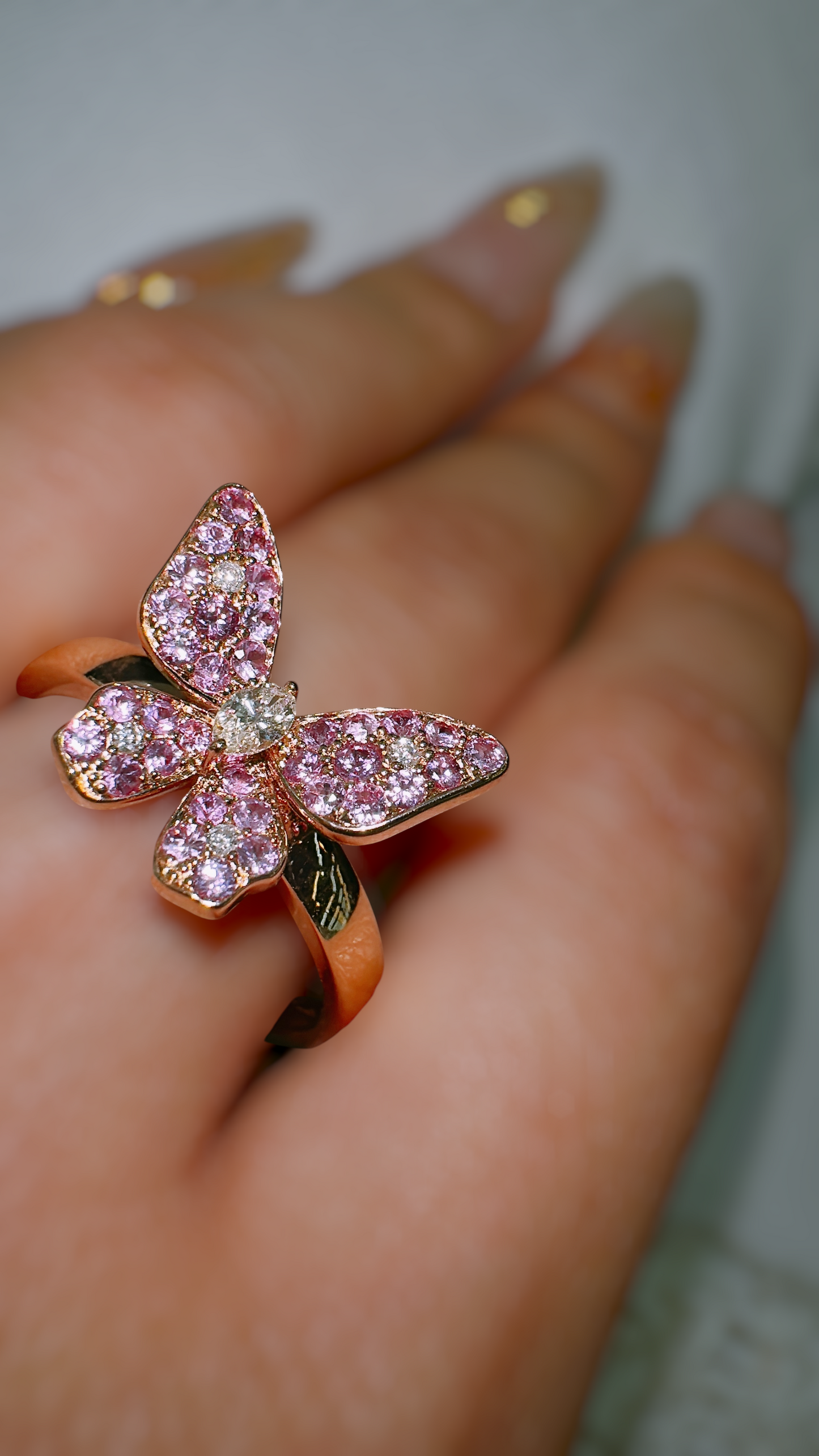 Blush Wings Ring