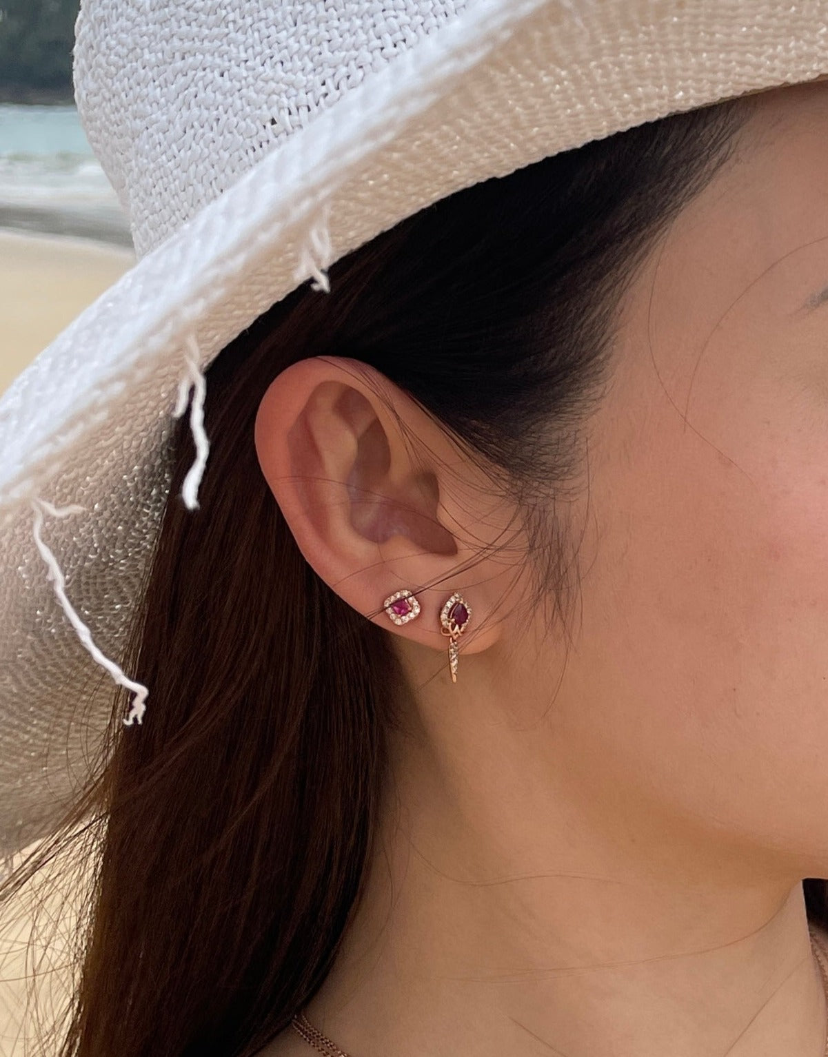 Elegant rubies Earrings