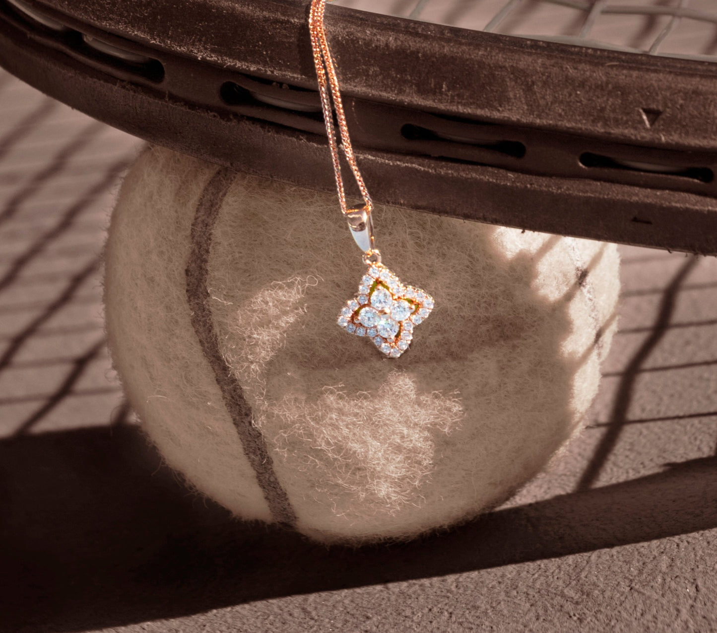 Wallflower Pendant Necklace