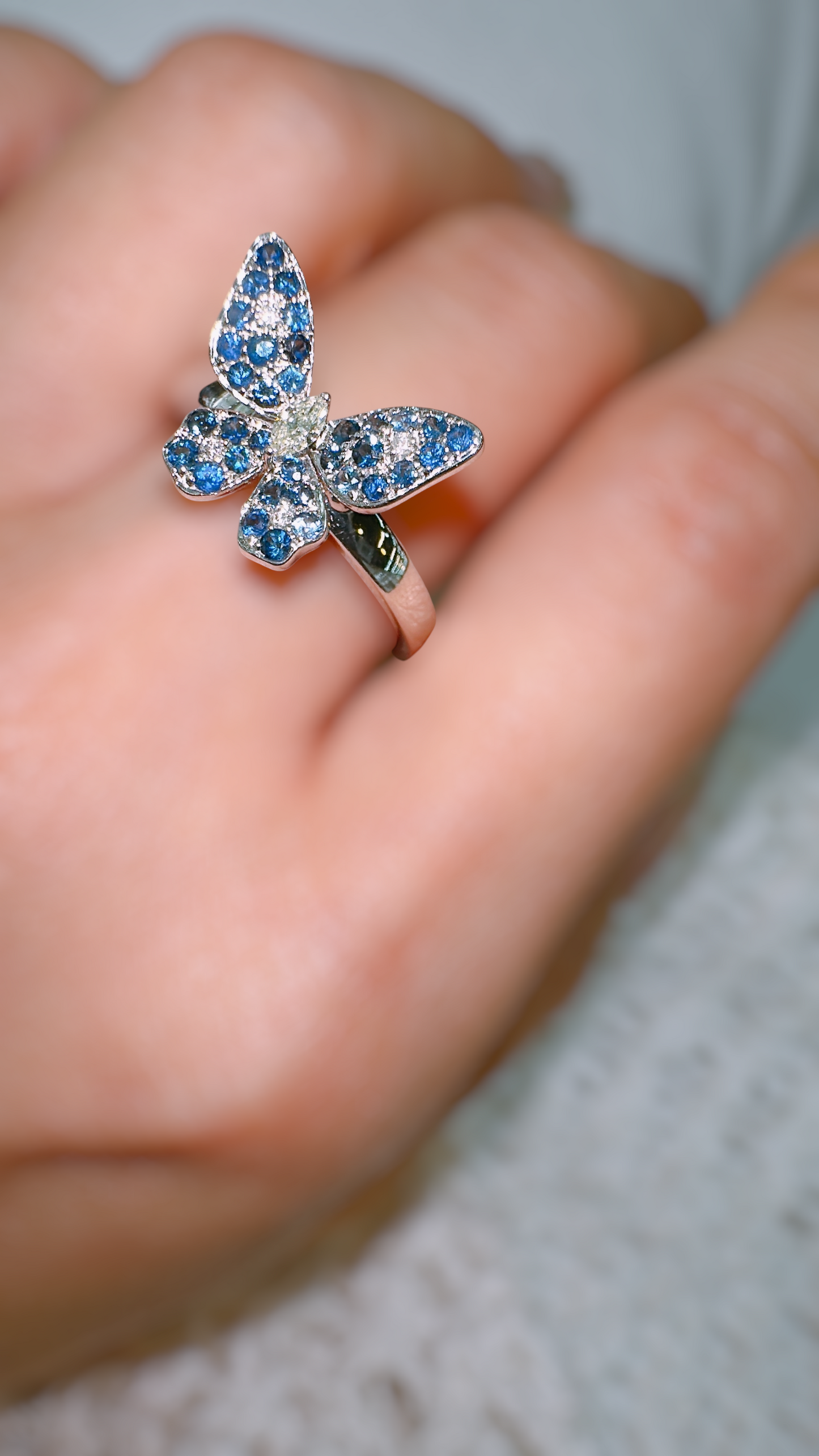 Azure Wings Ring