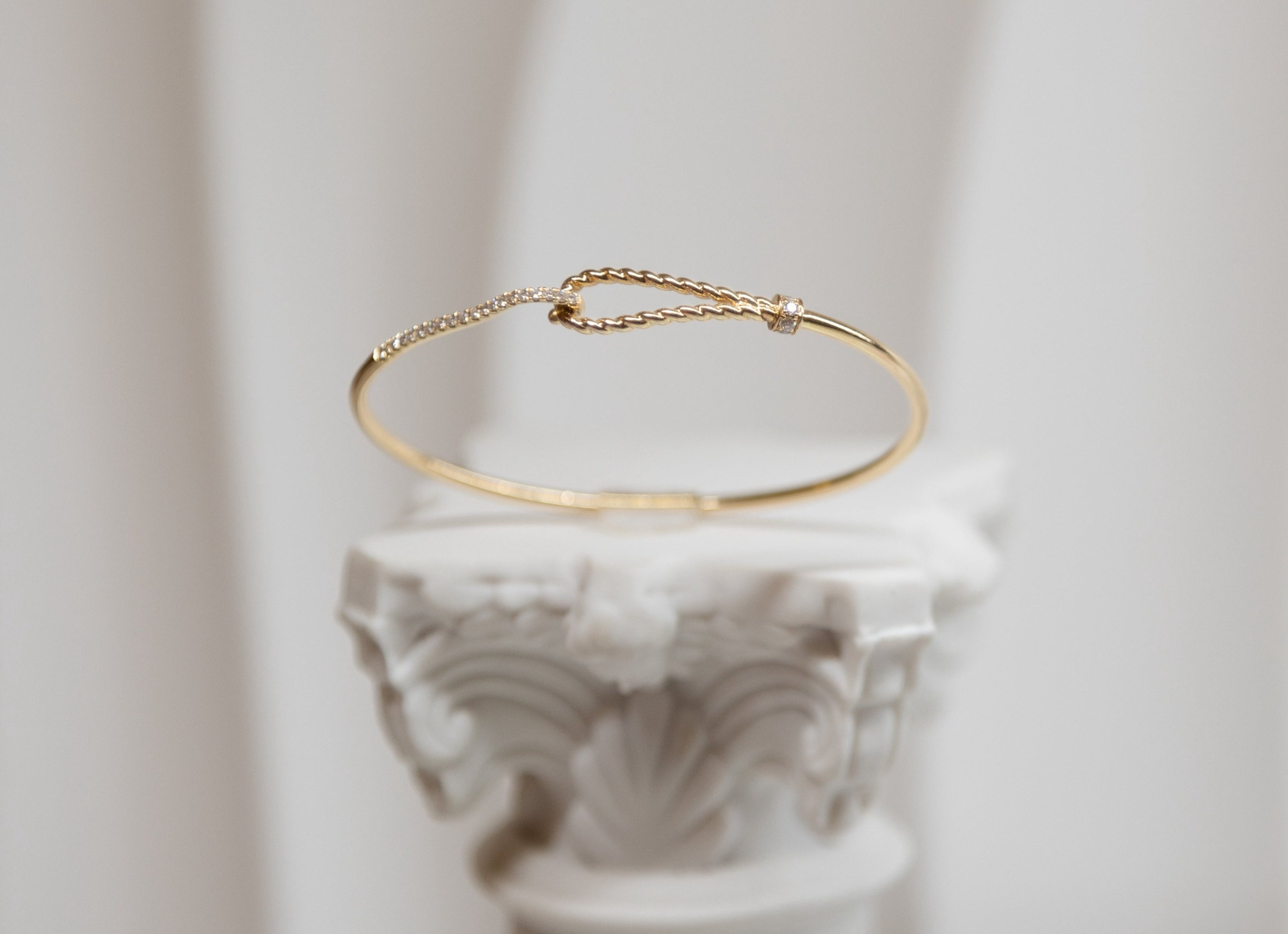 Mariner's Knot Bangle - Bangle Gold