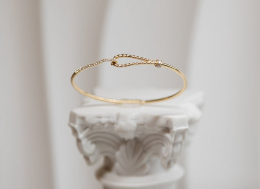 Mariner's Knot Bangle - Bangle Gold