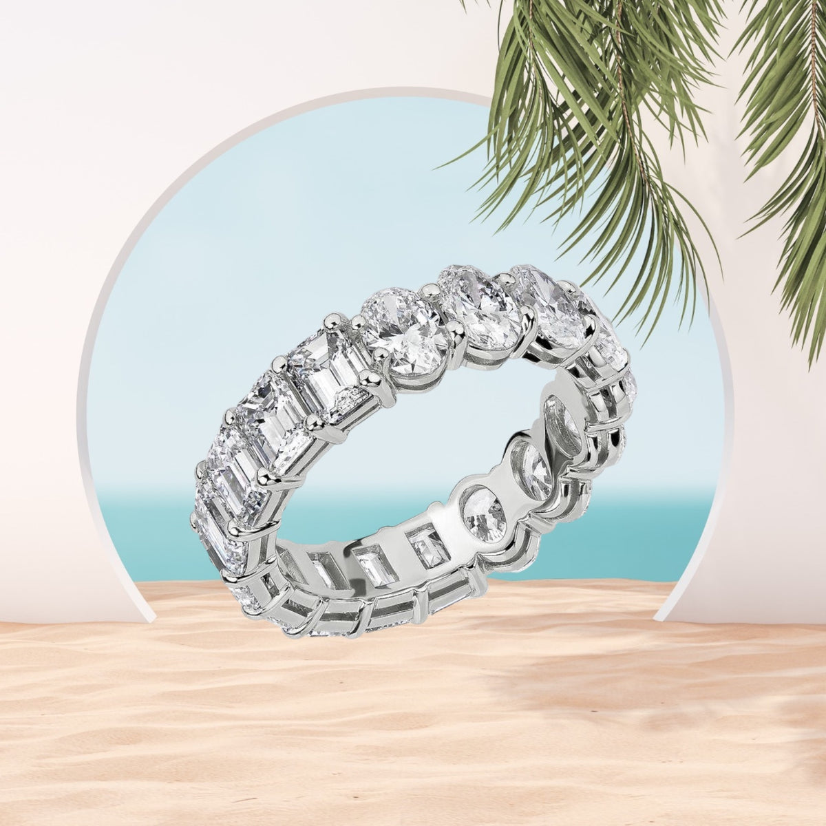 Dualitas Rings Dual Eternity Ring - Timeless Harmony | Maiagems – Maia Gems