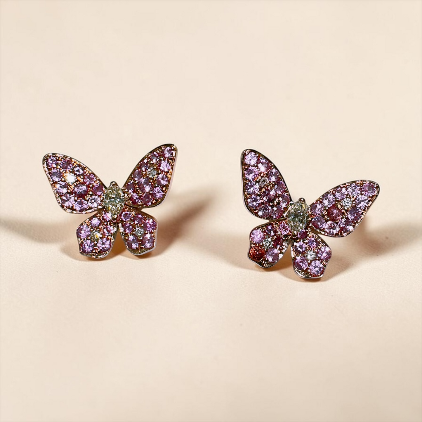 Blush Wing Earrings