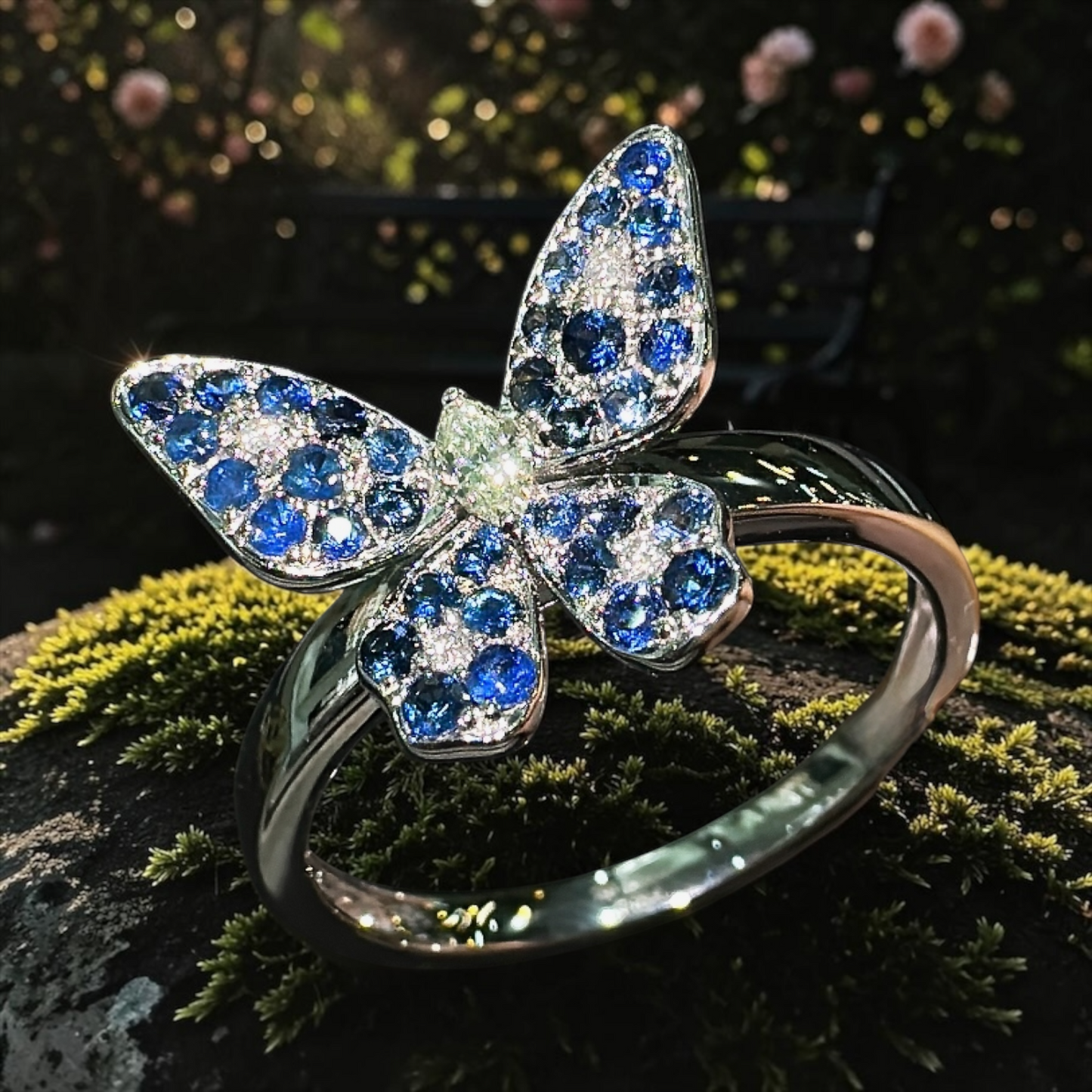 Azure Wings Ring