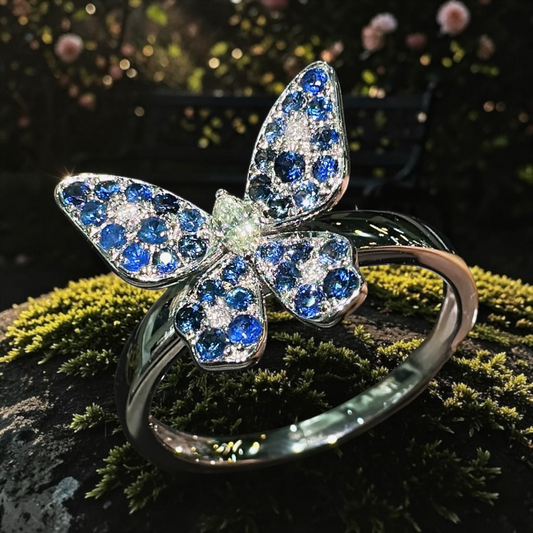 Azure Wings Ring