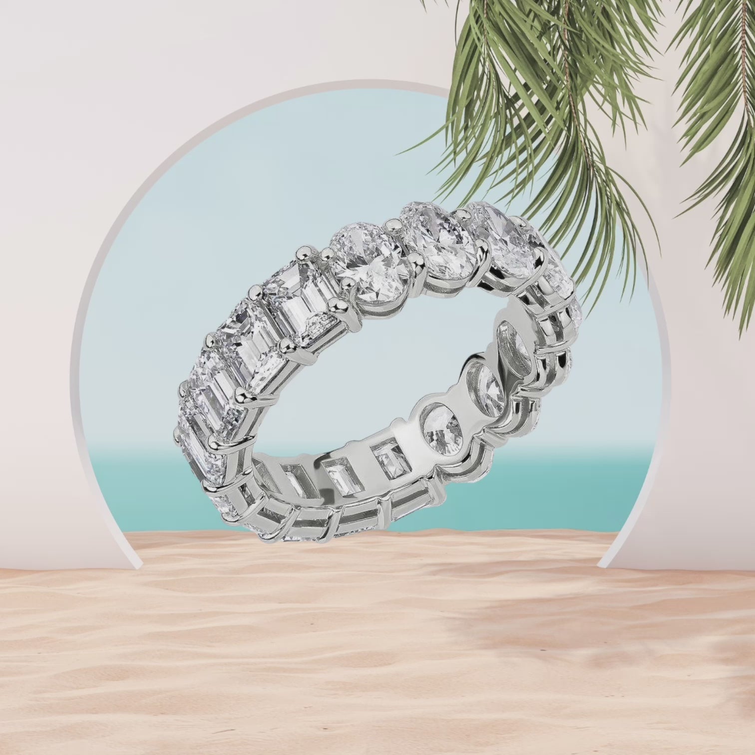 Dual Eternity Ring - Eternity Ring